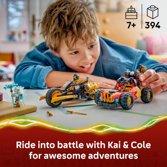 Lego Ninjago Kai and Cole's Combiner Vehicles Set