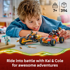 Lego Ninjago Kai and Cole's Combiner Vehicles Set