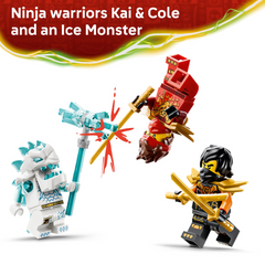 Lego Ninjago Kai and Cole's Combiner Vehicles Set