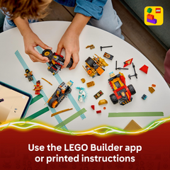 Lego Ninjago Kai and Cole's Combiner Vehicles Set
