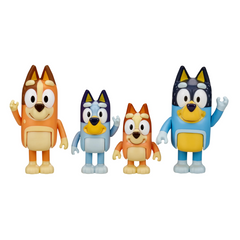 Bluey and Family 4-Pack Figure Set