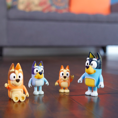 Bluey and Family 4-Pack Figure Set
