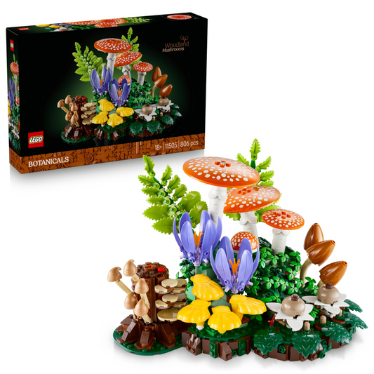 Lego Botanicals 11505 Woodland Mushrooms Decorative Building Set