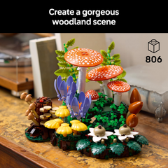Lego Botanicals 11505 Woodland Mushrooms Decorative Building Set
