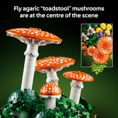 Lego Botanicals 11505 Woodland Mushrooms Decorative Building Set