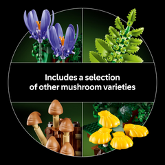 Lego Botanicals 11505 Woodland Mushrooms Decorative Building Set