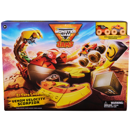 Monster Jam Mini Jams El Toro Loco Venom Velocity Scorpion Vehicle