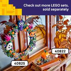Lego Jack-O'-Lantern Pickup Truck Halloween Building Construction Playset