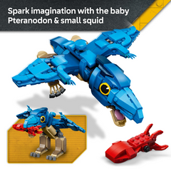 Lego Jurassic World Baby Dinosaur Pteranodon Construction Building Playset