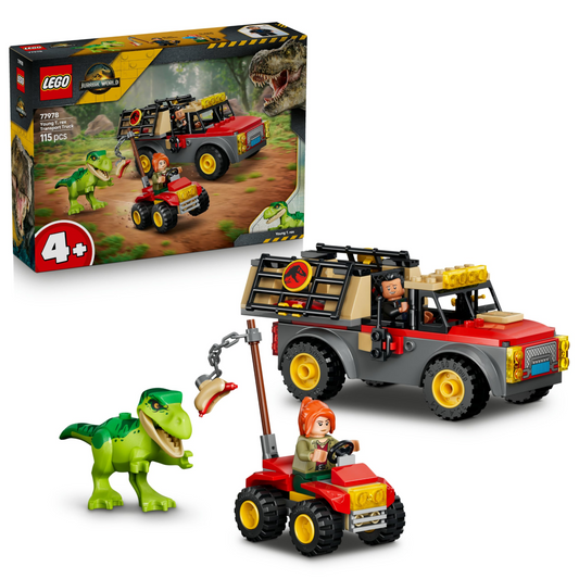 Lego Jurassic World Young T. rex Transport Truck Building Construction Playset