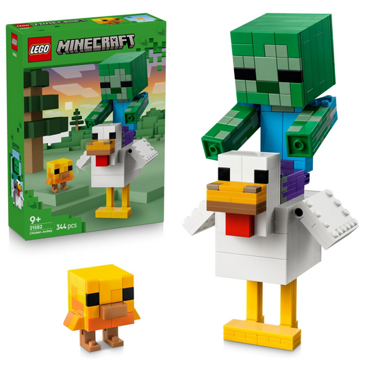 Lego Minecraft Chicken Jockey Building Construction Playset