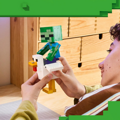 Lego Minecraft Chicken Jockey Building Construction Playset