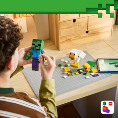 Lego Minecraft Chicken Jockey Building Construction Playset