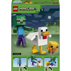 Lego Minecraft Chicken Jockey Building Construction Playset