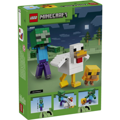 Lego Minecraft Chicken Jockey Building Construction Playset