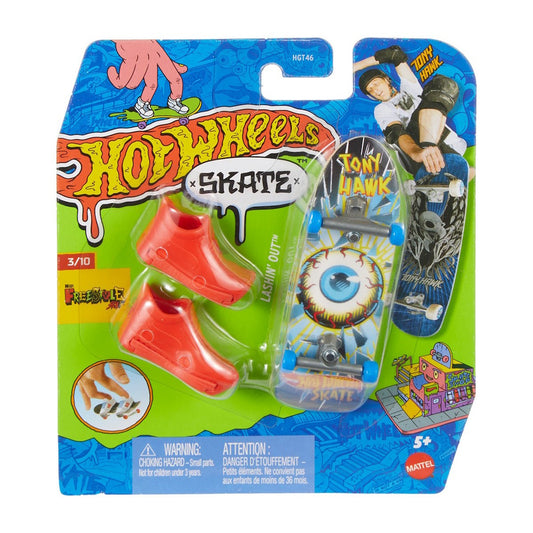 Hot Wheels Skate Singles and Finger Skateboard - Freestyle Lashin Out