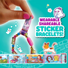 Sticki Rolls Anna & Erin BFF Bracelets Set With 160 Stickers