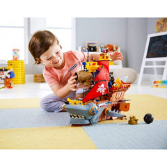 Imaginext Shark Bite Pirate Ship with Pirate Figures & Accessories