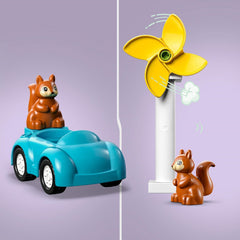 Lego Duplo 10985 Town Wind Turbine and Car Playset