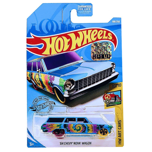 Hot Wheels Die-Cast Vehicle Chevy Nova Wagon 1964