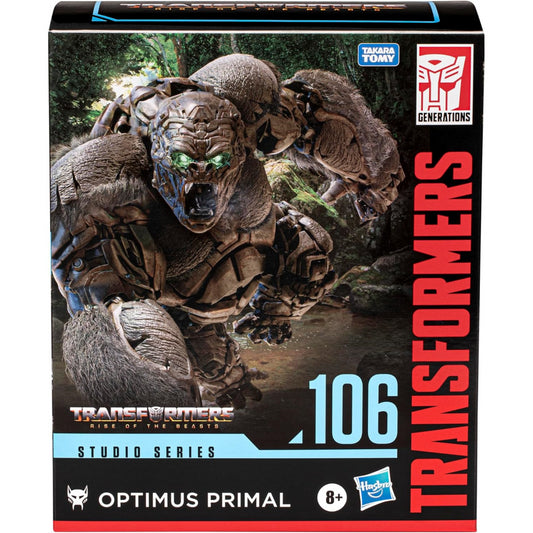 Transformers Rise Of Beasts Optimus Primal Studio Series 106 8-Inch Action Figure
