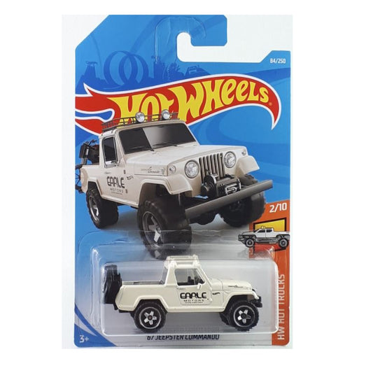 Hot Wheels Die-Cast Vehicle Jeepster Commando White 1967