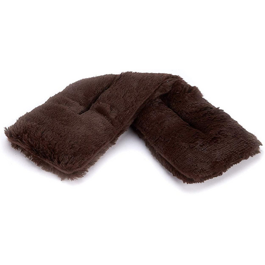 Warmies Cozy Body Faux Fur Lavender Scented Microwavable Neck Wrap (Brown) 686047
