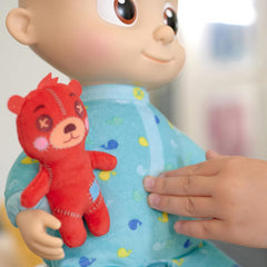 Cocomelon Musical Bedtime JJ Plush Doll with Sounds and Soft Body