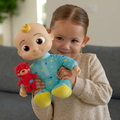 Cocomelon Musical Bedtime JJ Plush Doll with Sounds and Soft Body