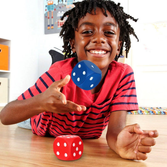 Learning Resources Dot Dice Soft Foam Set Math Game Dice