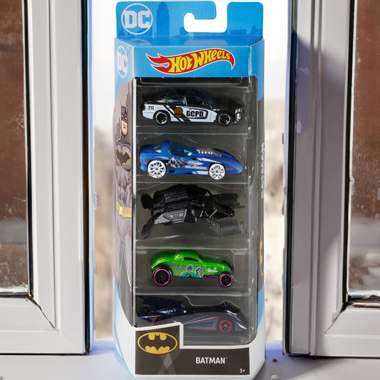 Hot Wheels DC Batman Set of 5 Die-cast Vehicles