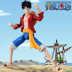 Bandai Anime Heroes Monkey D. Luffy One Piece 6.5-Inch Action Figure
