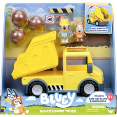 Bluey Dump Truck Load Unload Hard-Hat Exclusive Muddy 2.5-Inch Bingo Figure
