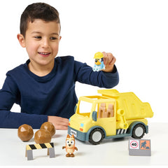 Bluey Dump Truck Load Unload Hard-Hat Exclusive Muddy 2.5-Inch Bingo Figure