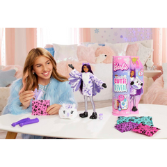 Barbie Cutie Reveal Doll 10 Surprises Winter Snowflake Series - Owl