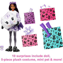 Barbie Cutie Reveal Doll 10 Surprises Winter Snowflake Series - Owl