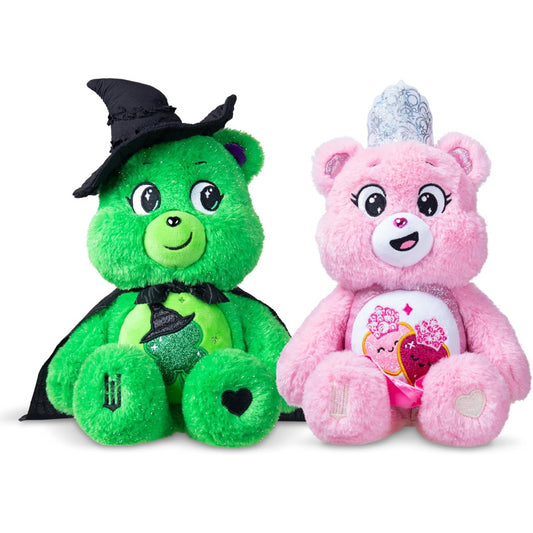 Care Bears Wicked Plush Set Love-A-Lot & Good Luck Bear