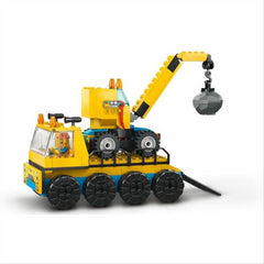 Lego City 60391 Construction Trucks and Wrecking Ball Crane Set