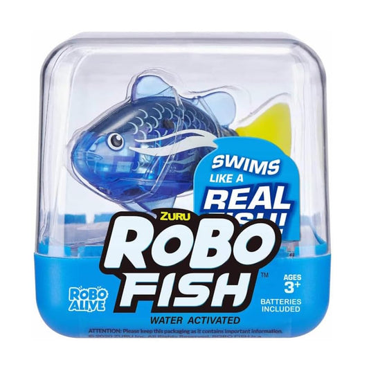 ZURU Robo Alive Fish Electronic Robotic Swimming Toy Blue