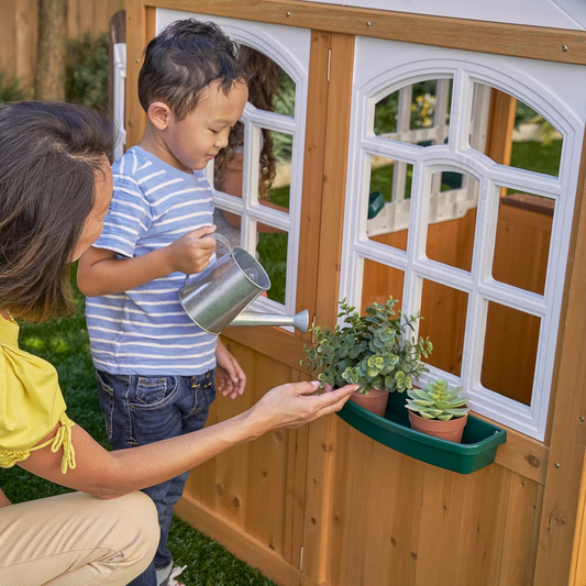 KidKraft Garden View Wooden Playhouse (Collection Only)