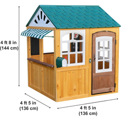 KidKraft Garden View Wooden Playhouse (Collection Only)