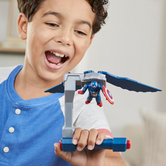 Marvel Captain America Flight Control Figure Playset