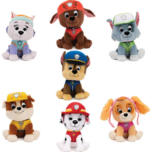 Paw Patrol 6-Inch Plush Soft Toy Character - Chase