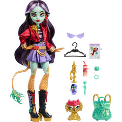 Monster High Jinafire Long Core Doll with Pet Dog Cloudy Yun Yun