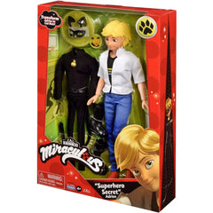Miraculous Cat Noir Teen Superhero Fashion Doll 2 Outfits 10-Inch Fashion Doll