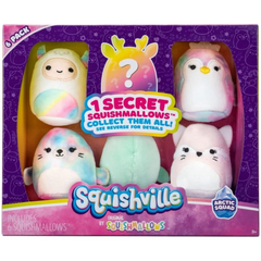 Squishmallows Arctic Squad 6-Pack Mini 2-Inch Soft Plush Toys