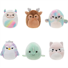 Squishmallows Arctic Squad 6-Pack Mini 2-Inch Soft Plush Toys