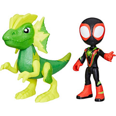Marvel Dino-Webs Miles Spin Morales & Electrosaurus