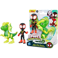 Marvel Dino-Webs Miles Spin Morales & Electrosaurus