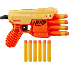 Nerf Yellow-Orange Alpha Strike Fang QS-4 Dart Blaster